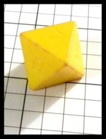 Dice : Dice - DM Collection - Armory Yellow Opaque 2nd Generation D8 - Ebay July 2013